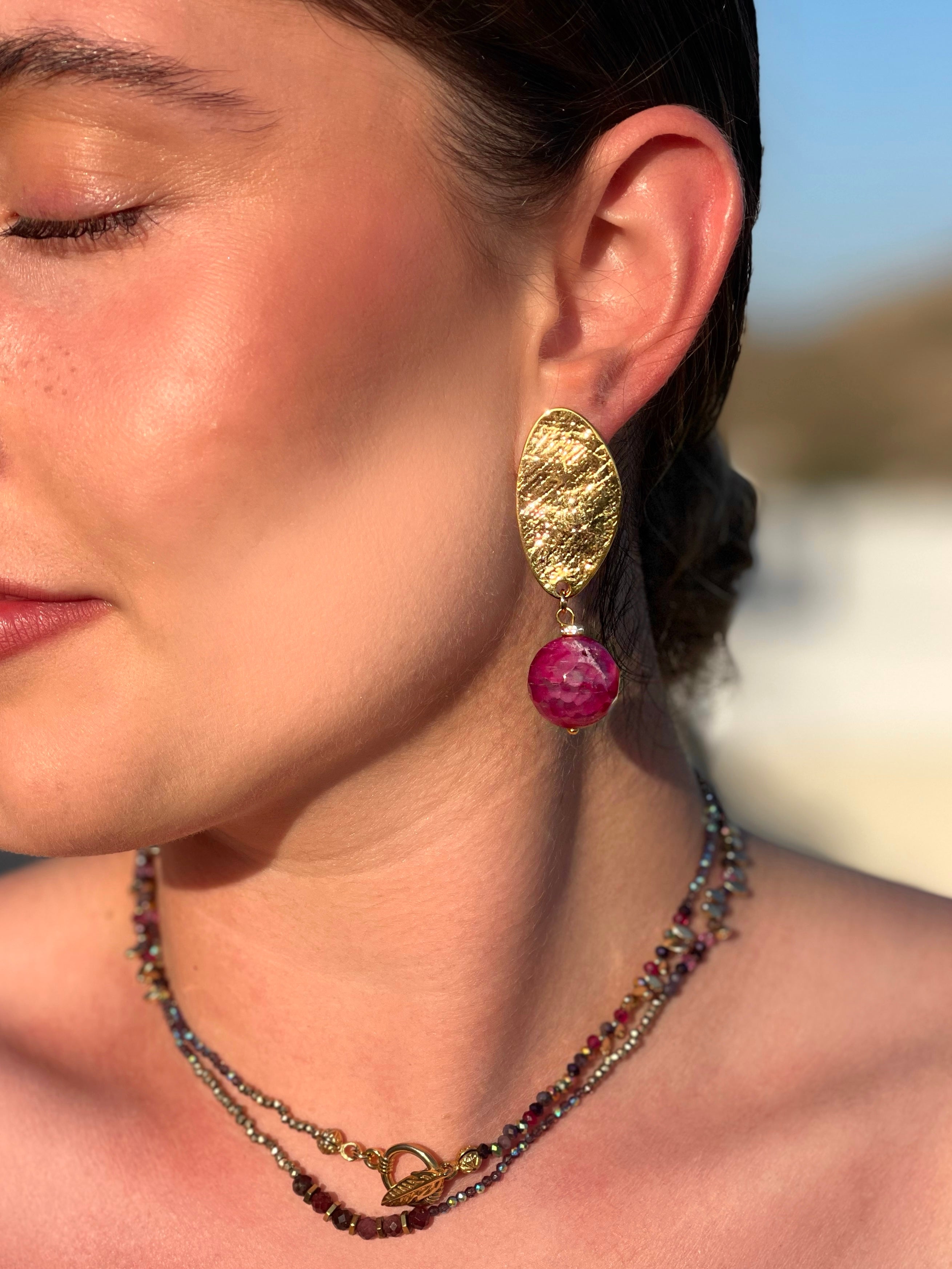 BONBON PINK EARRINGS