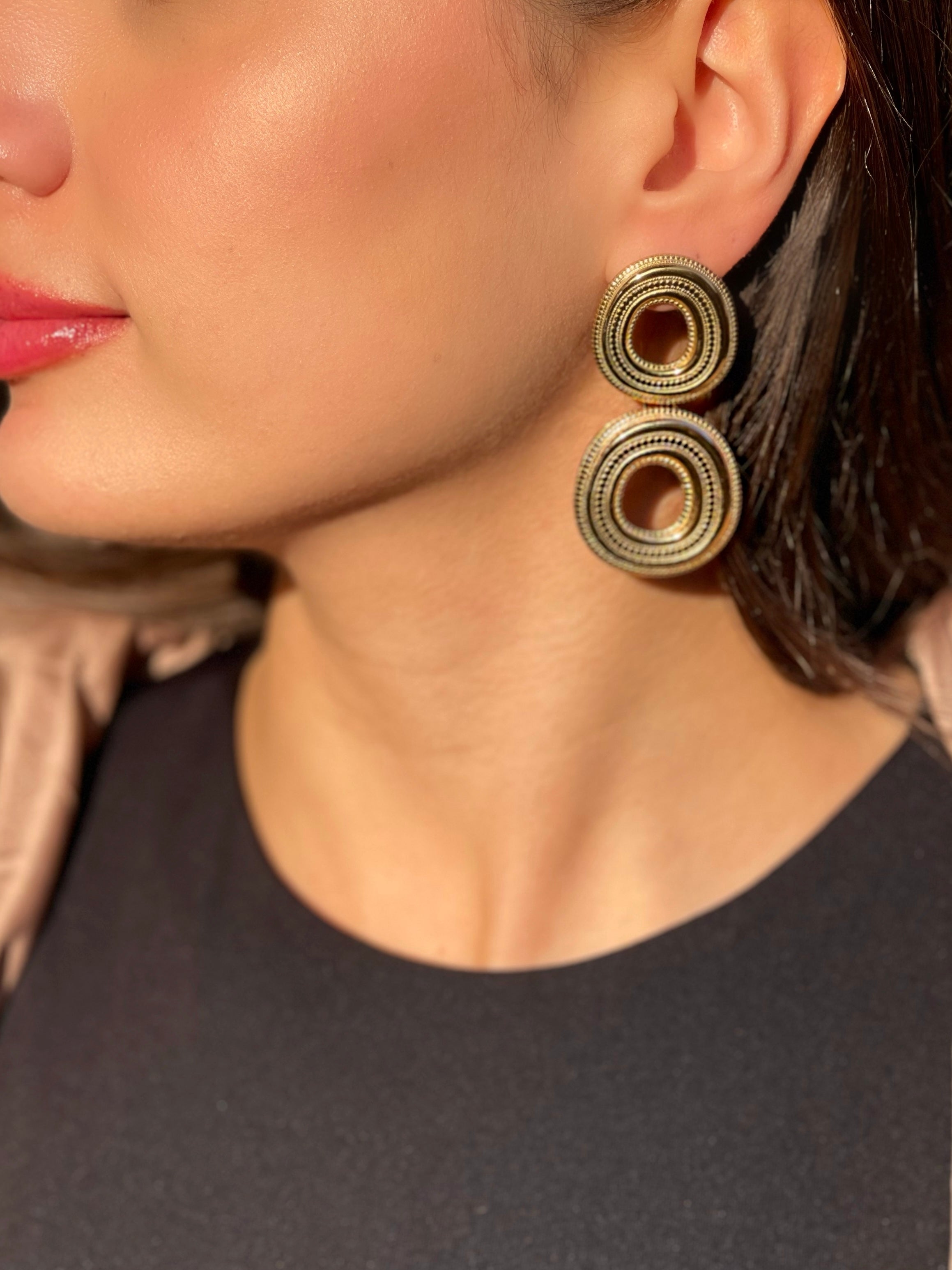 GOLDEN ORBIT EARRINGS