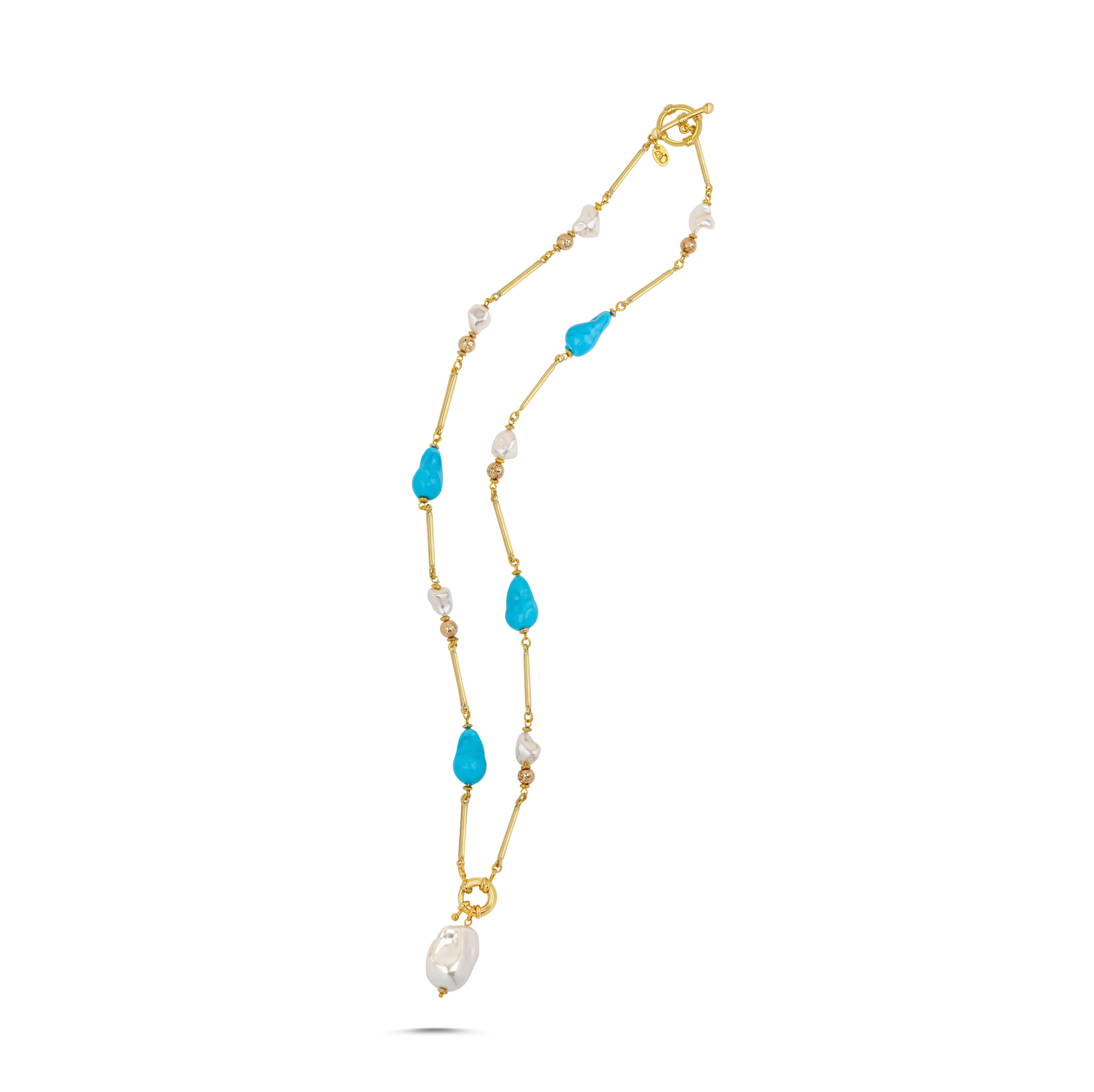 MIAMI TURQUOISE LONG NECKLACE