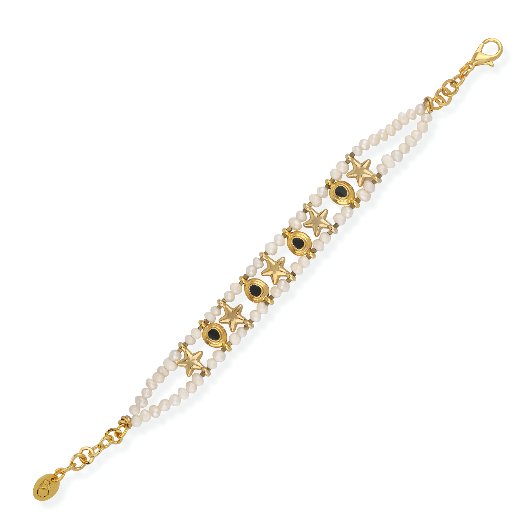 LOVE DROP BLACK PEARL BRACELET