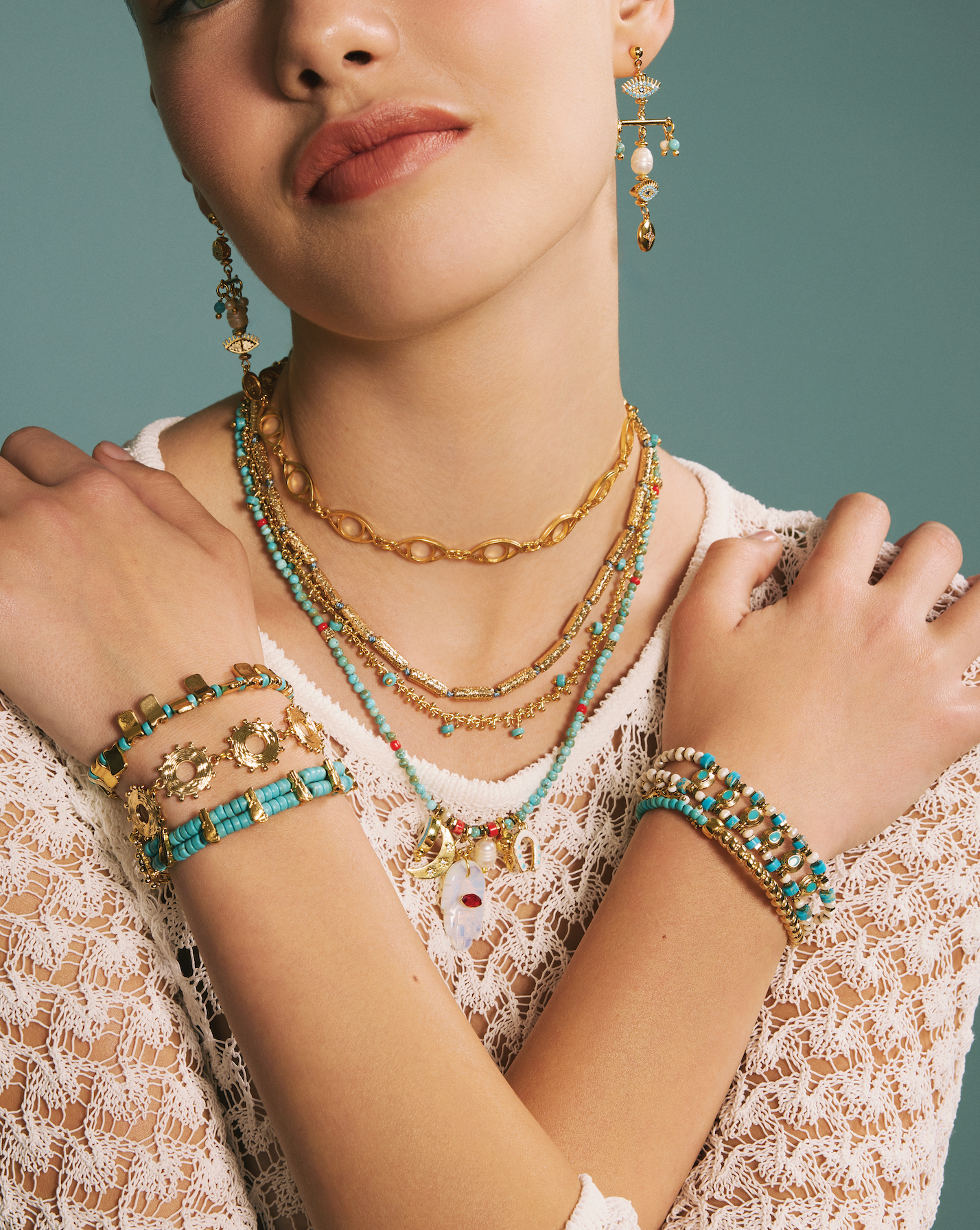 PARROT LOVE TURQUOISE BRACELET