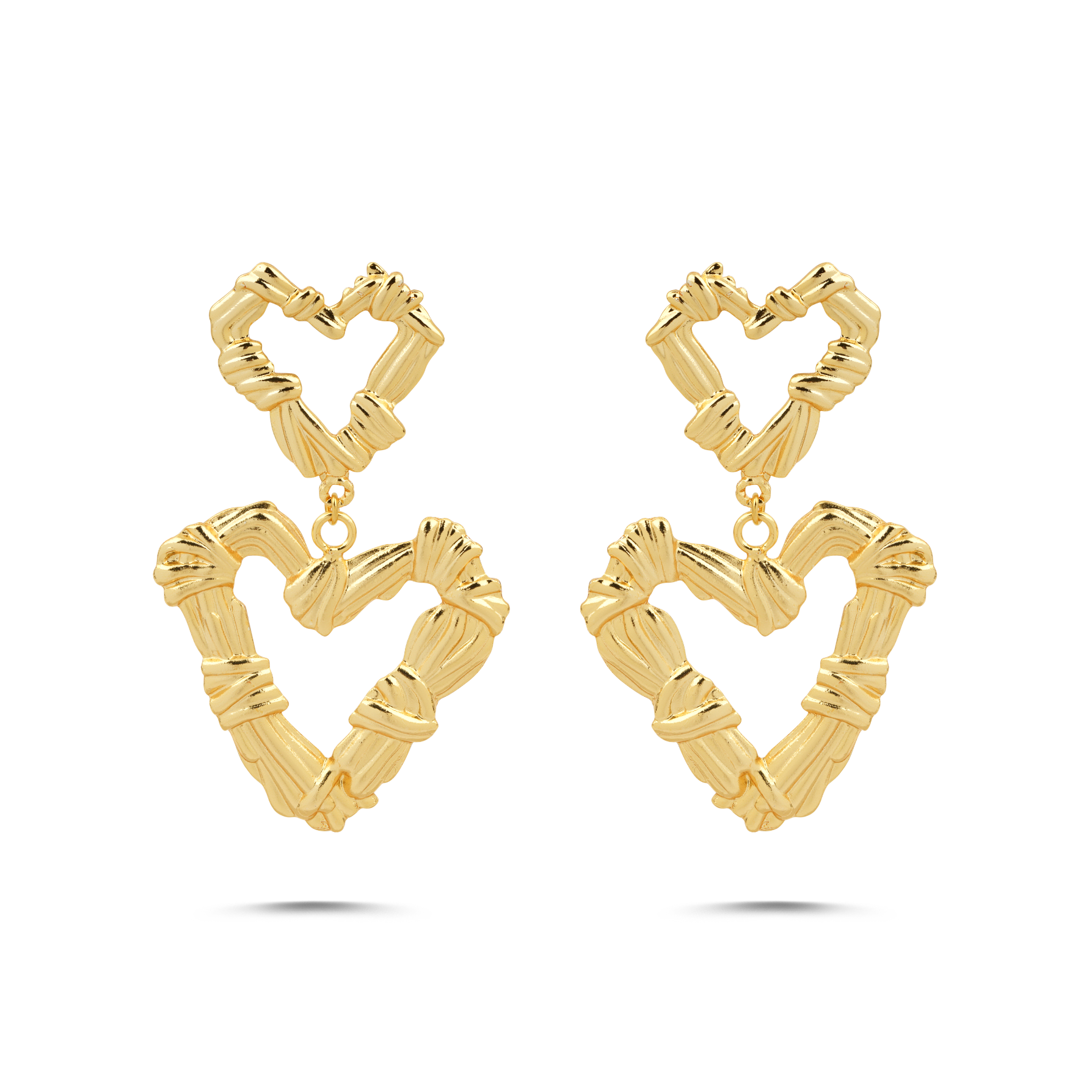 ETERNAL PULSE GOLD PLATED EARRINGS