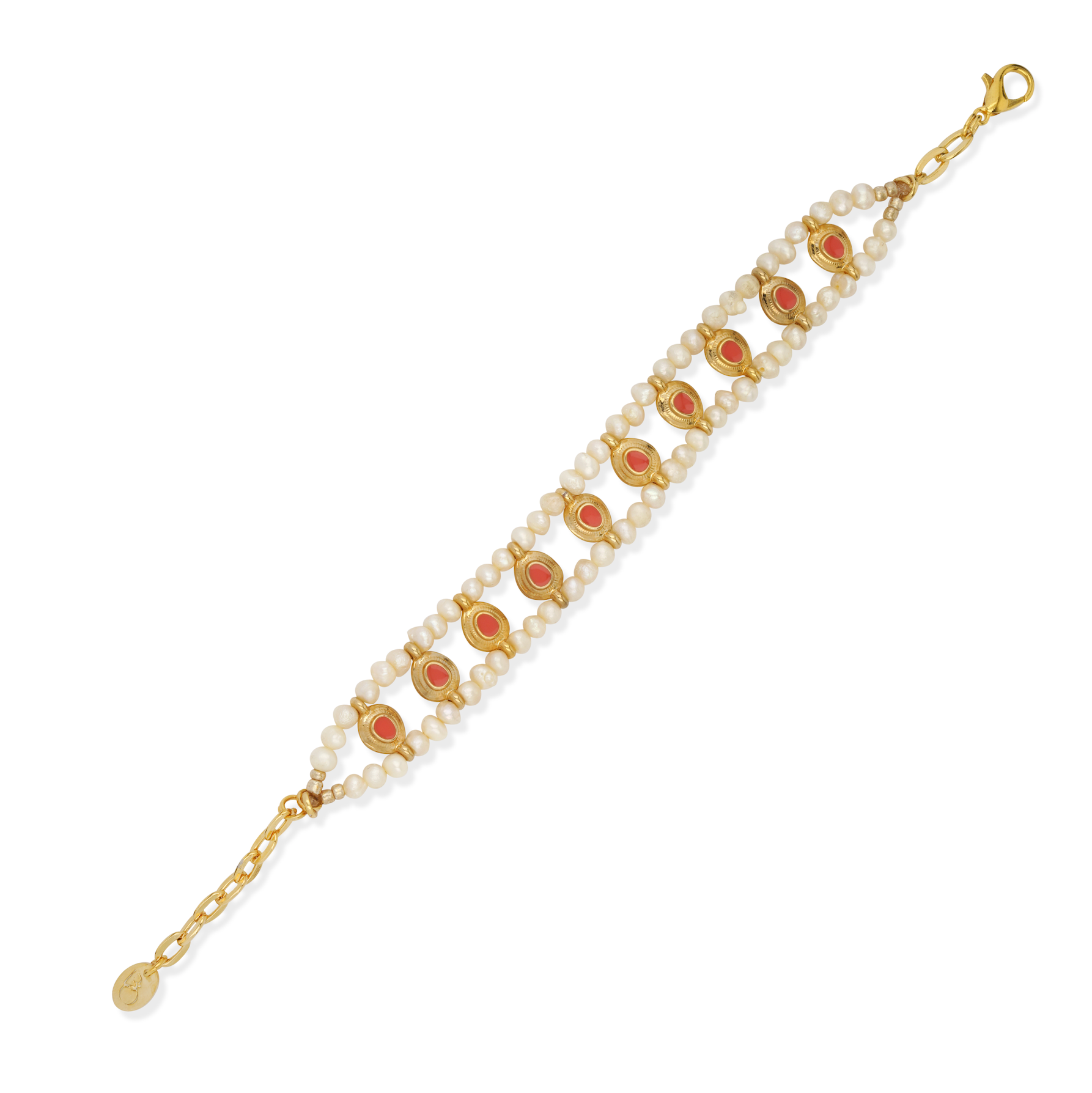 LAGUNA CORAL PEARL BRACELET