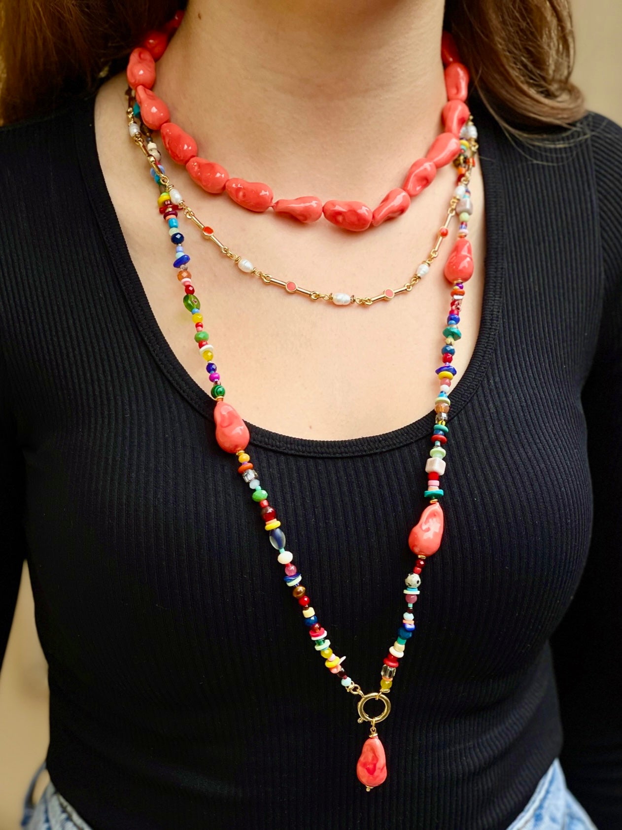 MIAMI ORANGE NECKLACE