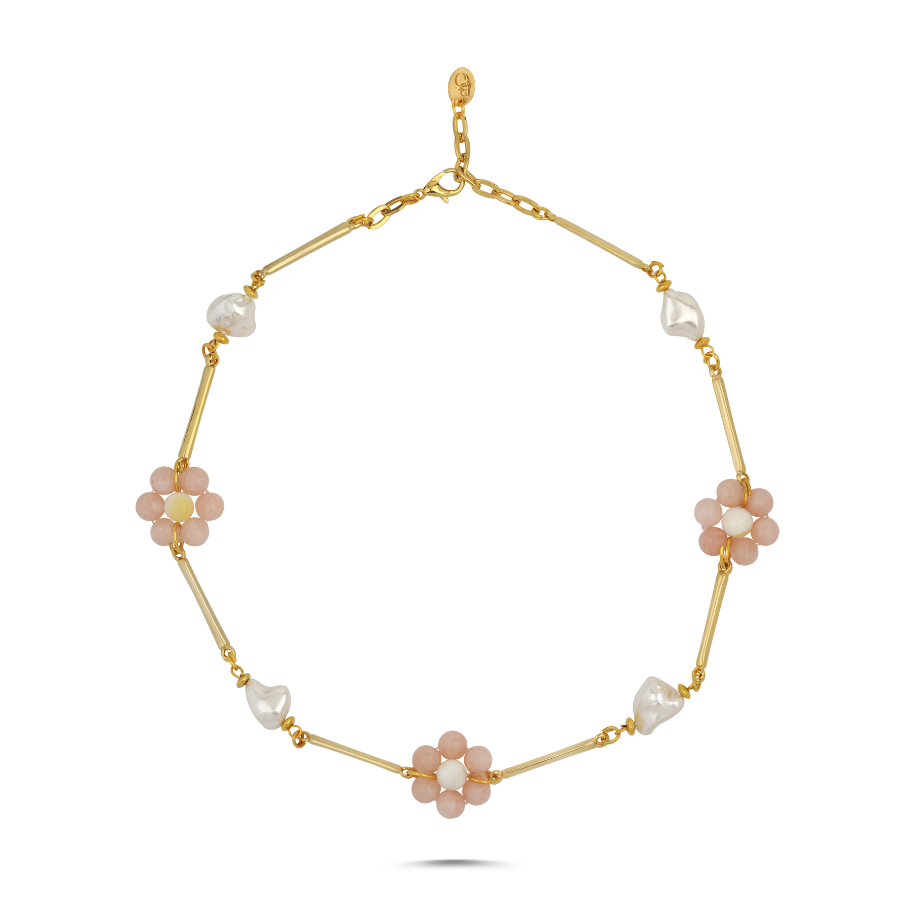 SUMMER BLOSSOM PEMBE KOLYE