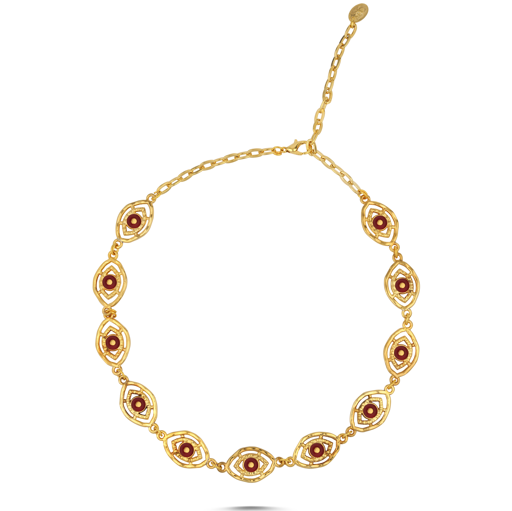 LOVER'S EYE RED NECKLACE