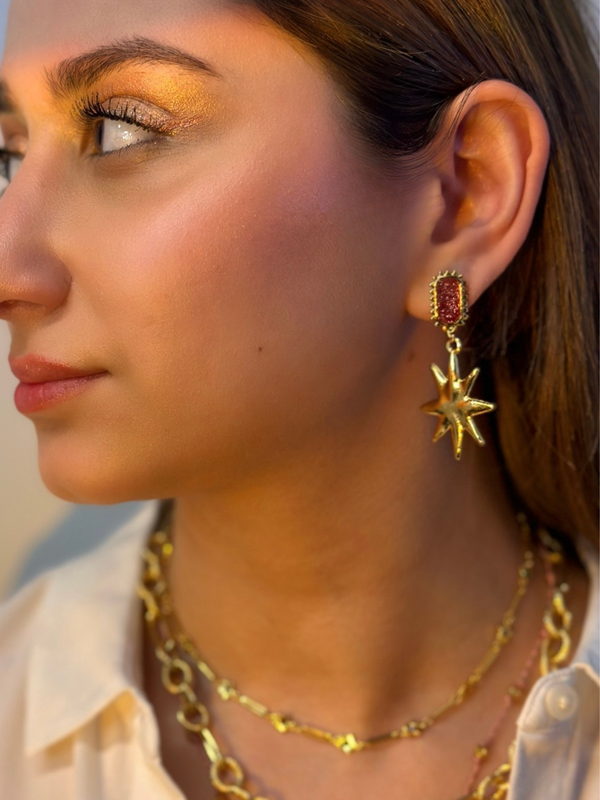 RADIANT STAR EARRINGS