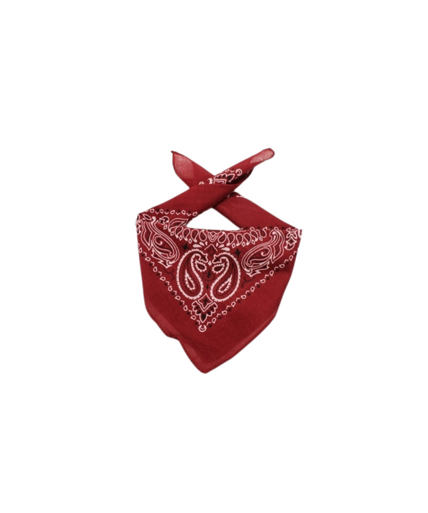 BORDO DESENLİ BANDANA