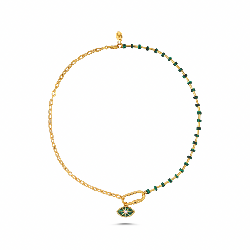 YOUR SIDE MALACHITE NECKLACE