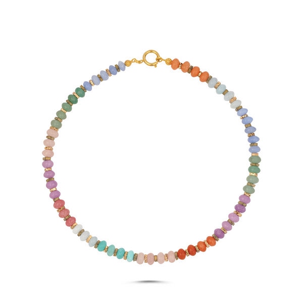 LAGUNA RAINBOW NATURAL STONE NECKLACE