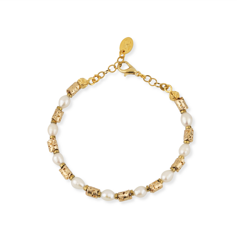 GOLDEN DREAM PEARL BRACELET