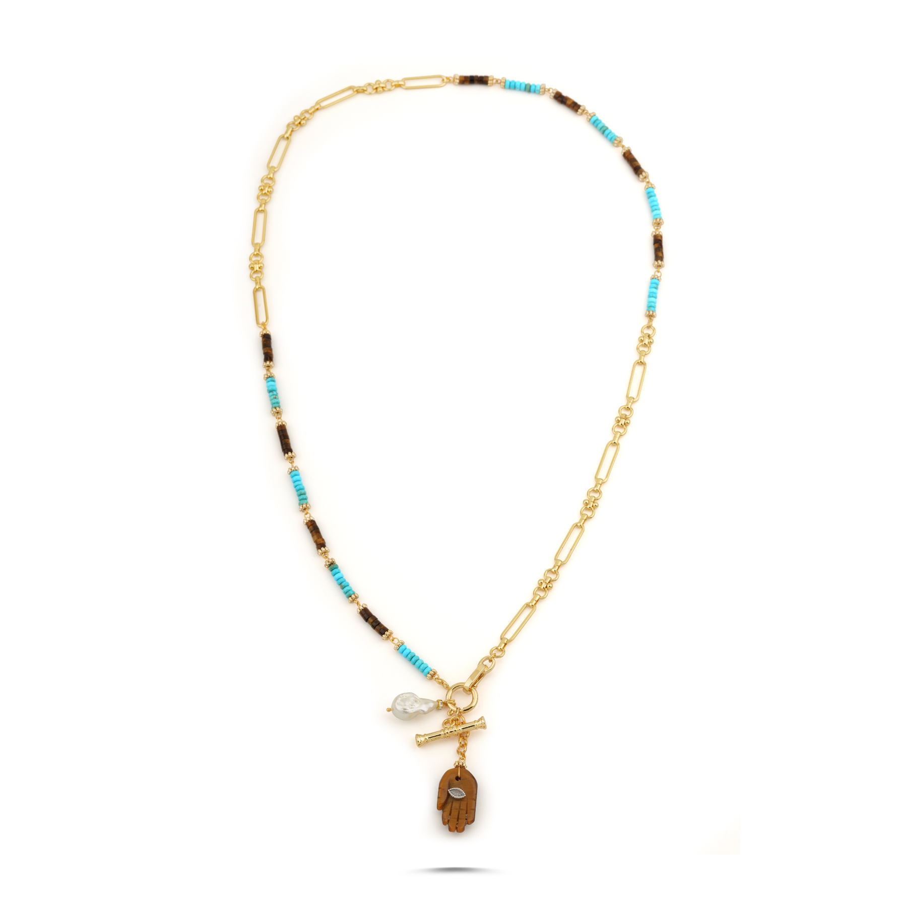YOUR SIDE MARBELLA HAMSA KOLYE