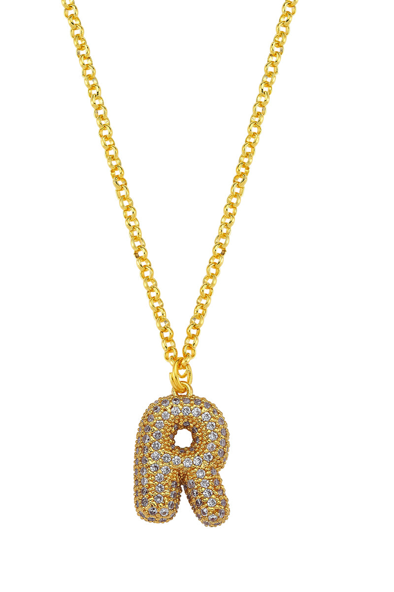 Ma Cherie Letter Gold Chain Necklace