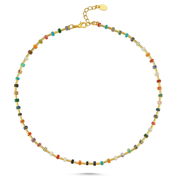 MIXED COLOR NECKLACE