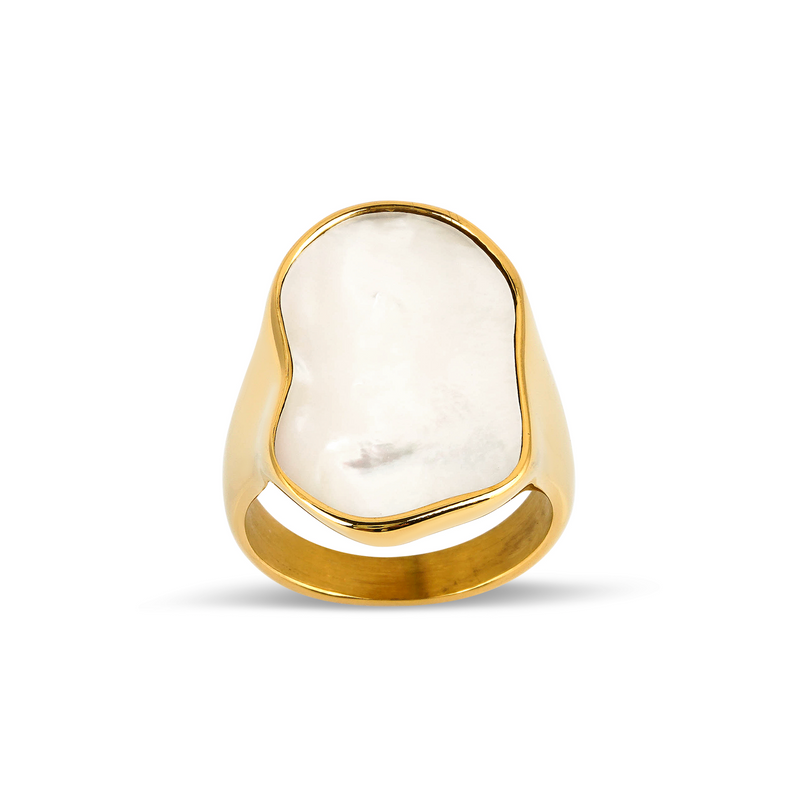 MOTHER-OF-PEARL RING