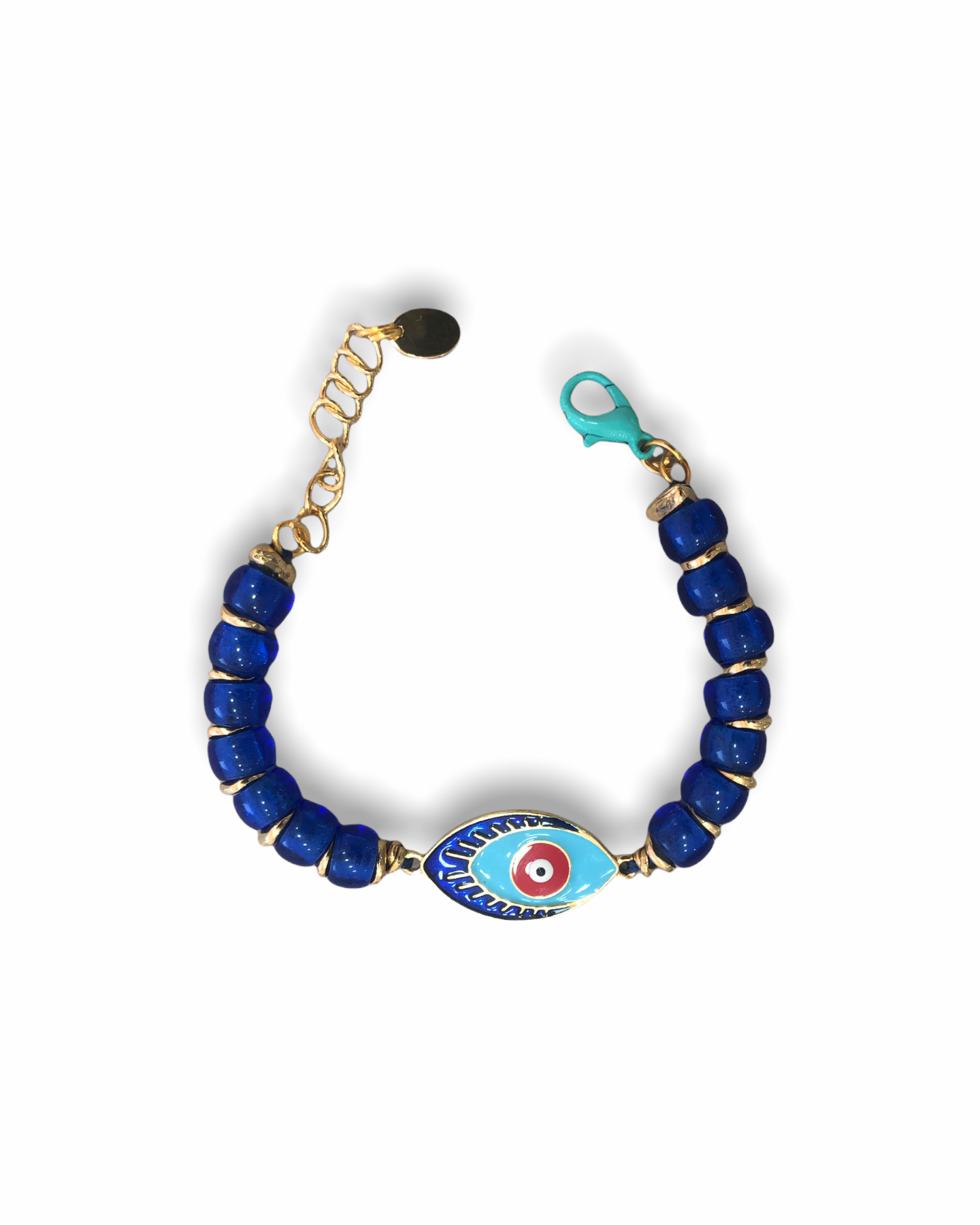 RETRO EVIL EYE NAVY BRACELET
